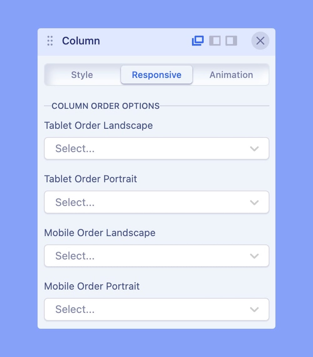 column-ordering-option