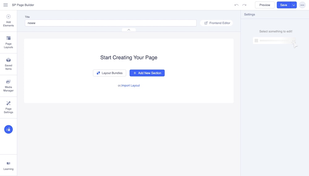 new-page-sp-page-builder